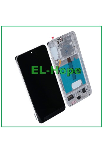 OLED-RAHMEN-LCD-DISPLAY FÜR SAMSUNG GALAXY S22+ PLUS SM-S906 TOUCH-WEISSER BILDSCHIRM